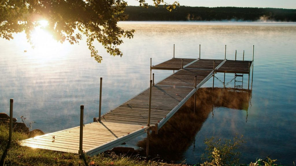 Dock on posts