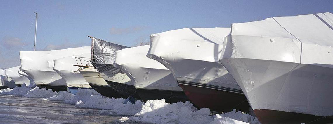 Boat storage and winterizing on the Ottawa River